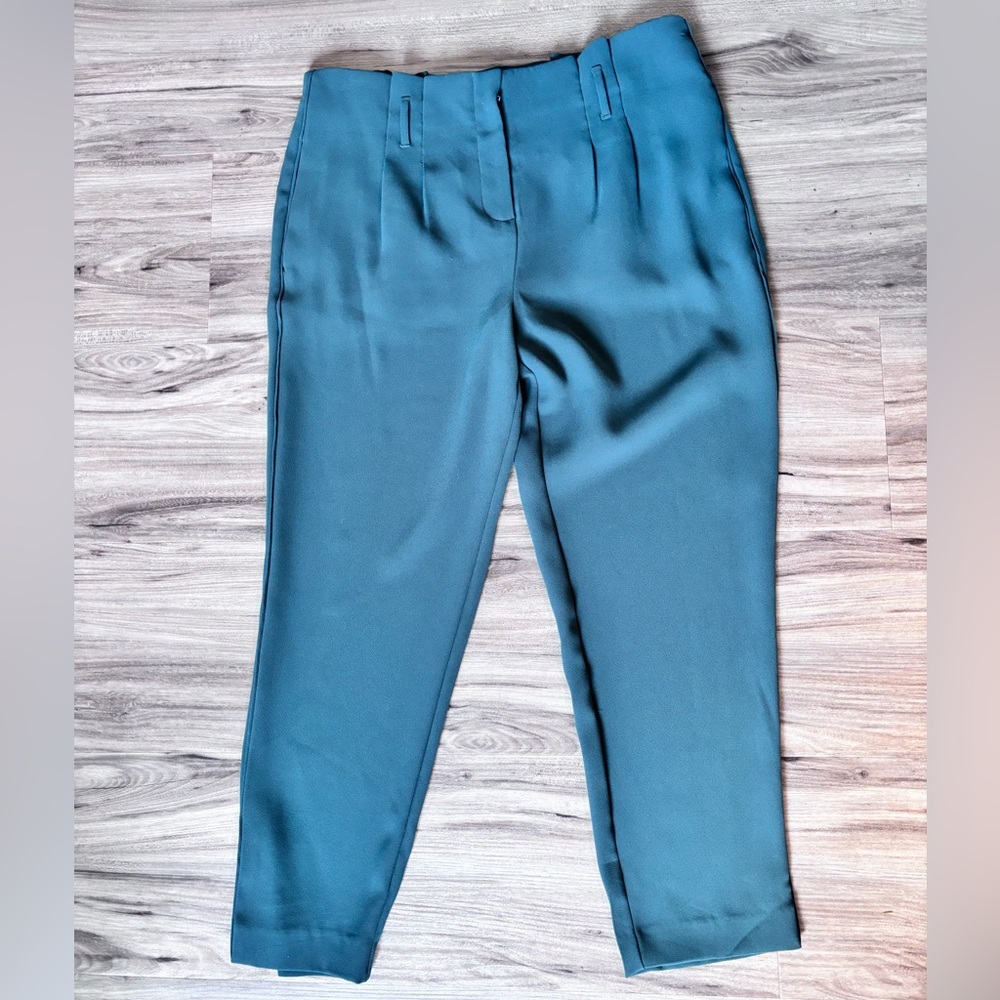 RW&Co Green Paperbag Pants